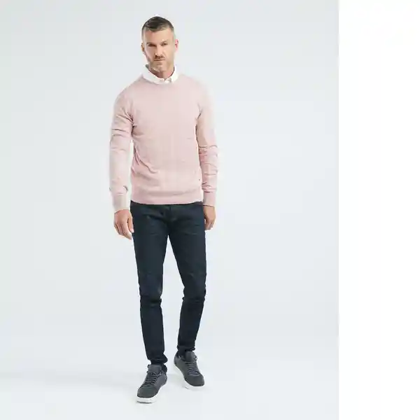 Suéter Basic Togs U Hombre Rosa Medio Talla S Chevignon