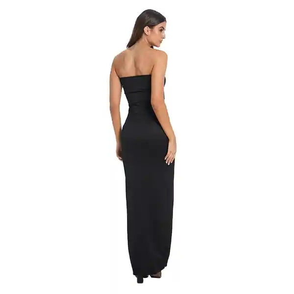 Vestido Laro Amari Negro Talla Xs