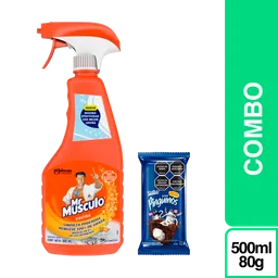 Combo Pingüino Pastelito + Mr Músculo Quitagrasa 500 mL