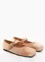 Zapatos Ballet1 Nude Talla 38 Mujer Mango