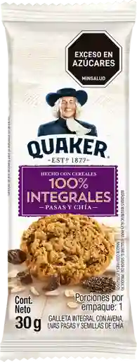 Quaker Galleta Integral Pasas y Chía