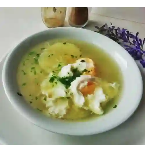 Caldo de huevo