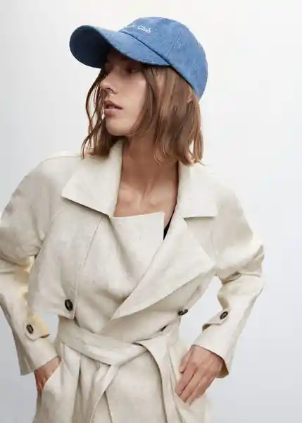 Abrigo Trench Morisca Piedra Talla M Mujer Mango