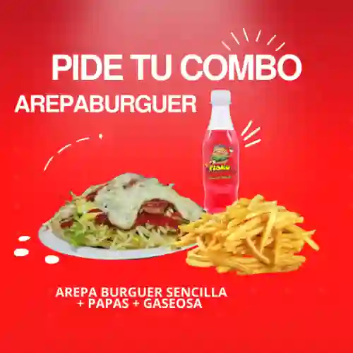 Combo Arepaburguer