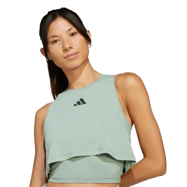 Adidas Camiseta Cool Int. Tank Entrenamiento Mujer Verde XS