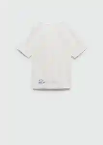 Camiseta Fotowave Off White Talla 14 Niños Mango