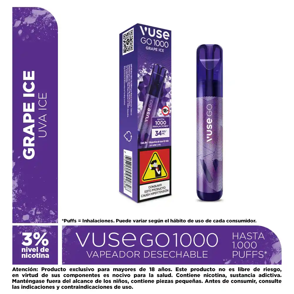 Vuse Go 1000 Grape Ice
