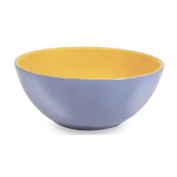 Bowl Oxford Hortencia Bicolor Amarillo/azul