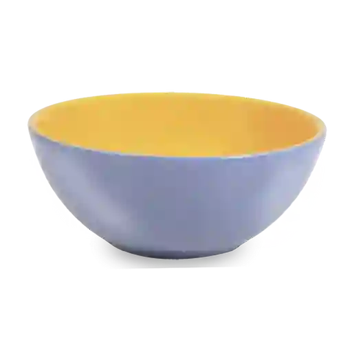 Bowl Oxford Hortencia Bicolor Amarillo/azul