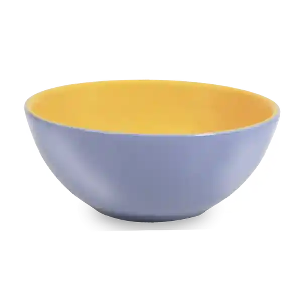 Bowl Oxford Hortencia Bicolor Amarillo/azul