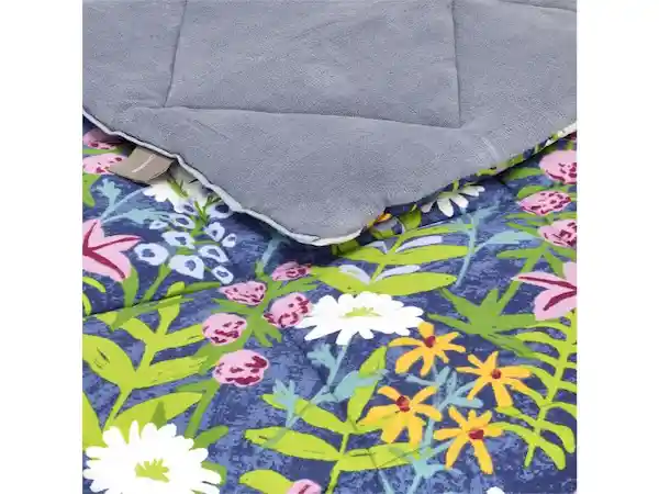 Cobija Microfibra Print Doble Verde Casaideas