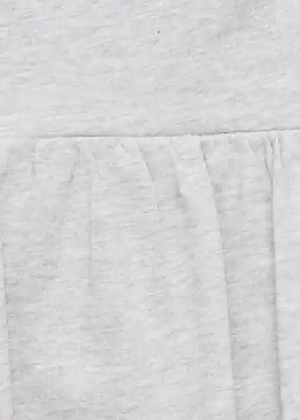 Falda Globo Gris Claro Vigoré Talla 10 Niñas Mango
