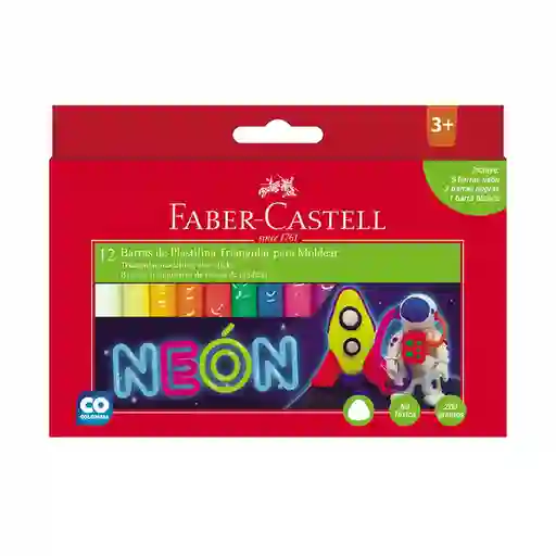 Faber Castell Plastilina Neon Faber