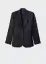 Blazer Americana Smart Negro Talla 18 Mujer Mango