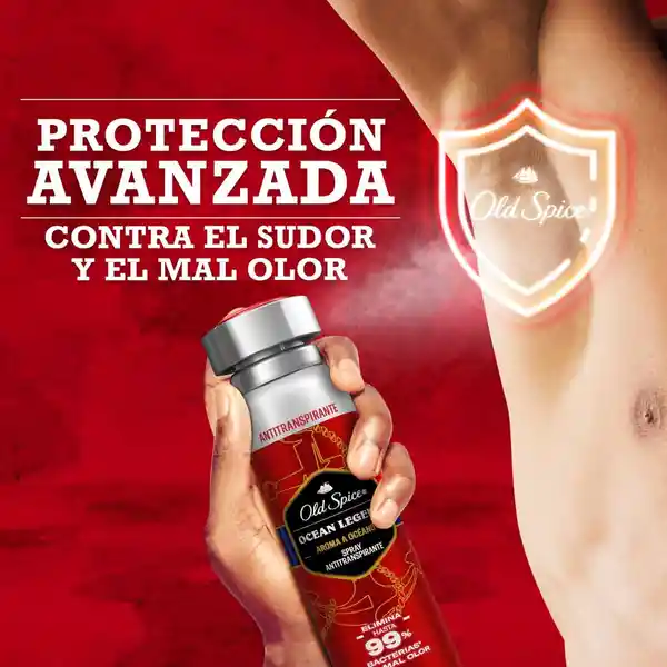 Desodorante Antitranspirante Hombre Old Spice Spray Sudor Defense Seco Seco 93 g Pack 3 Unidades