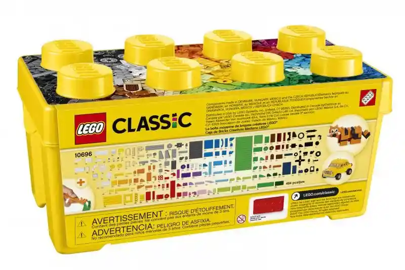 Lego Caja Mediana De Ladrillos Creativos