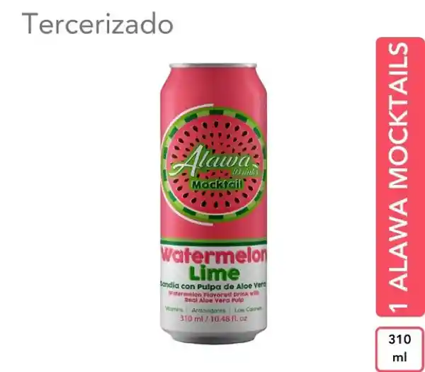 Alawa Drinks Bebida Con Sabor de Watermelon Lime Mocktail