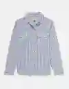 Camisa Mujer Azul Talla MEDIUM 6146400 American Eagle