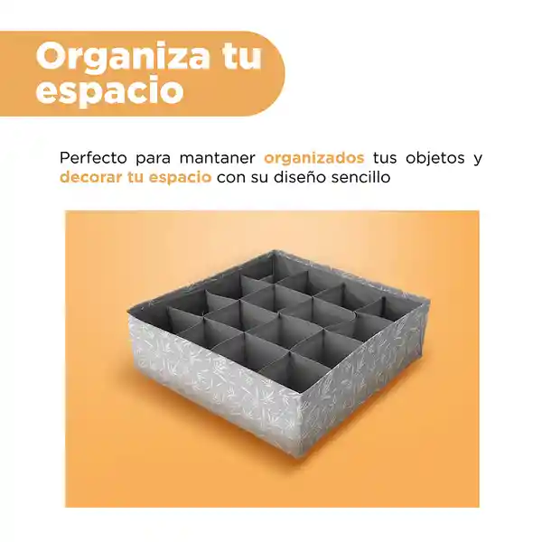 Organizador de Tela Estampado Con Compartimento Miniso