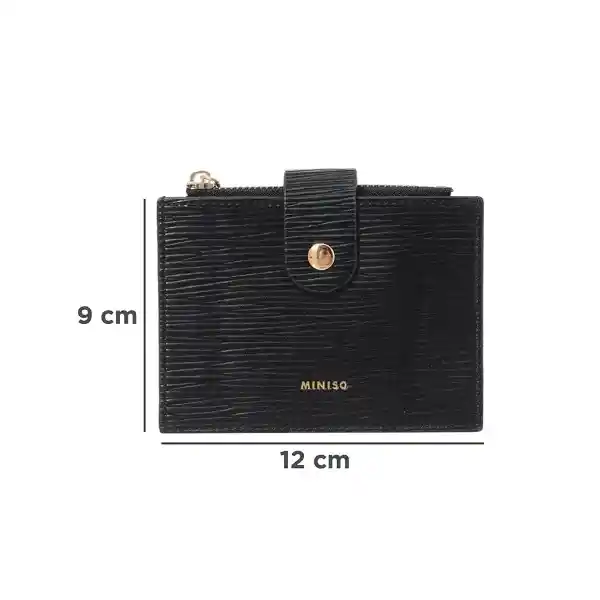Cartera Para Mujer Básica Negro Serie Miniso