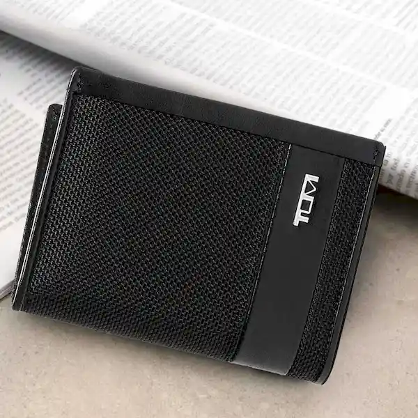 Inkanta Billetera Wallet Alpha L-Fold Negro