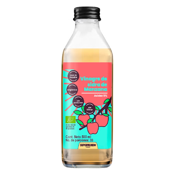 Superfüds Vinagre de Cidra de Manzana 500 ml