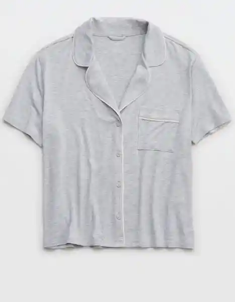 Pijama Aerie Gris Talla: SMALL 1416012 American Eagle