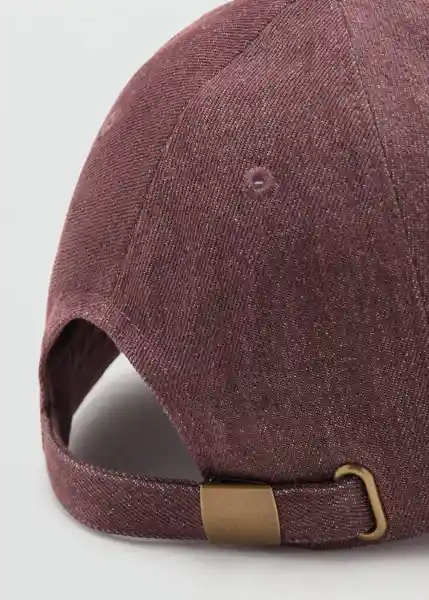 Gorra Monaco Granate Talla 99 Mujer Mango