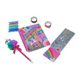 Monkey Set Diario Secreto Decorar Niñas de Unicornio Con Clave