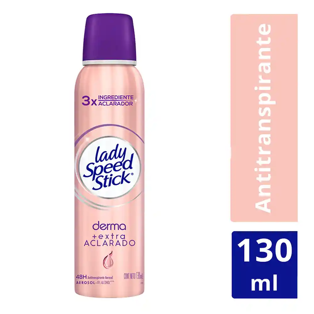 Lady Speed Stick Desodorante Derma + Extra Aclarado en Spray