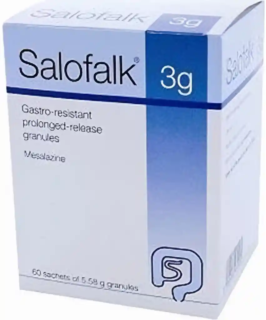 Salofalk Mesalasina 3 g Gránulos de liberación Prolongada Gastrorresistentes