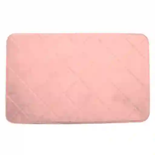 Tapete Baño Memory Foam 40 X 60 Cm Rosado Krea