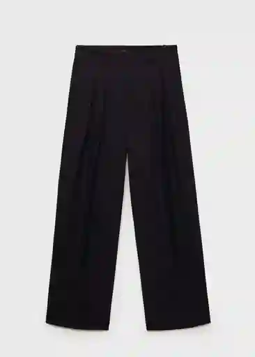 Pantalón Gabi Negro Talla 38 Mujer Mango