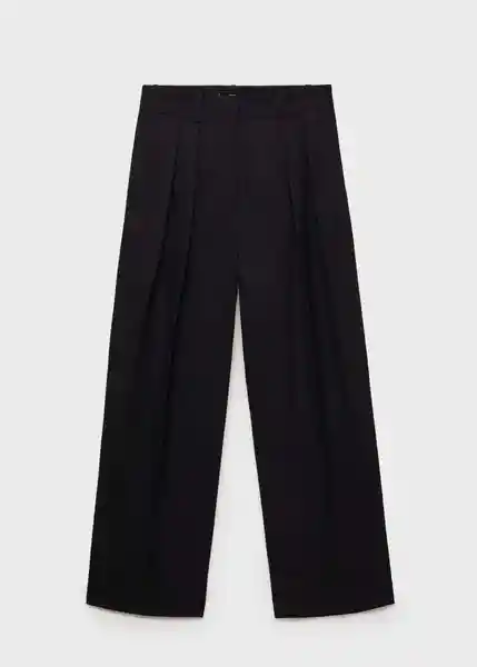 Pantalón Gabi Negro Talla 38 Mujer Mango