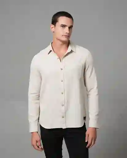 Camisa Hombre Beige XXL 112 G100_BEI161108 Rifle