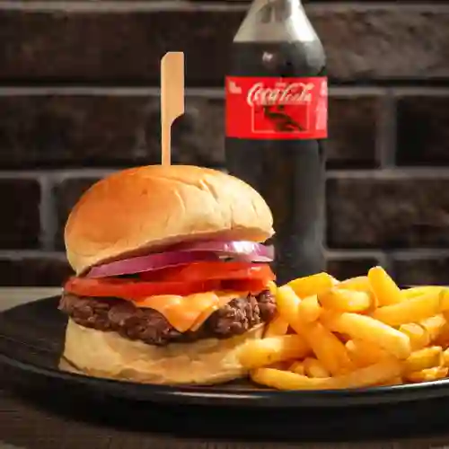 Combo hamburguesa favorita papas y gaseo