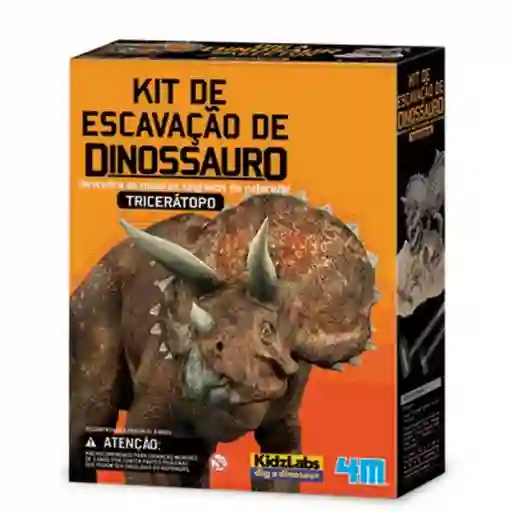 4M Juguete Kidz Labs Dig a Triceratops Skeleton Excava Dino