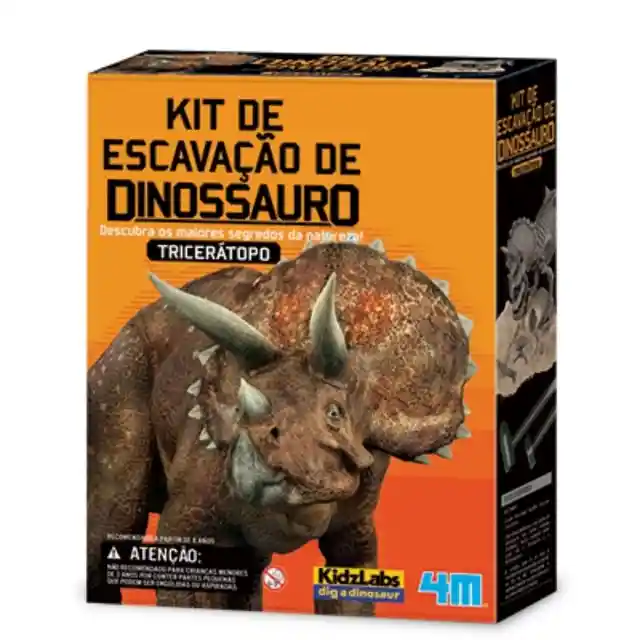 4M Juguete Kidz Labs Dig a Triceratops Skeleton Excava Dino