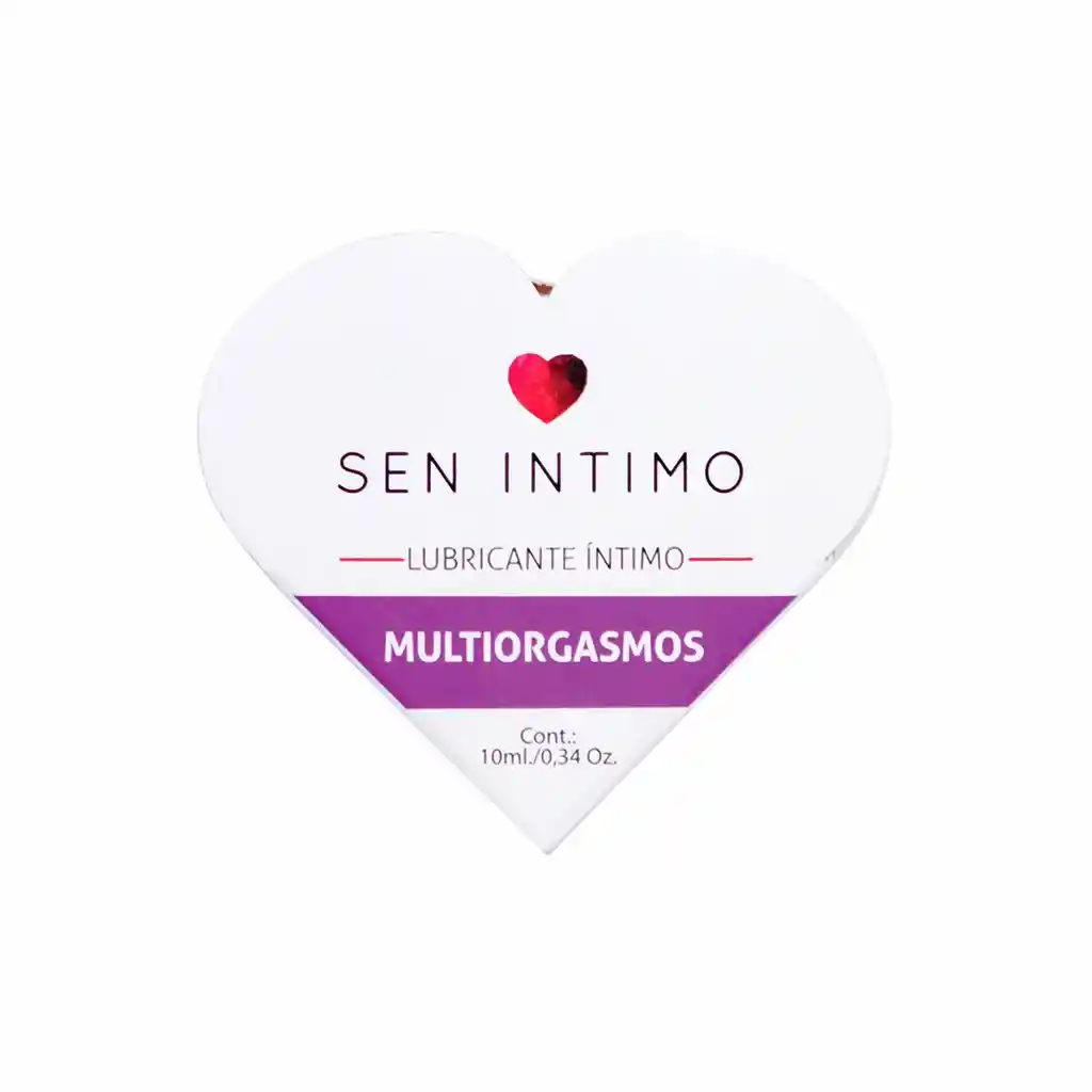 Sen Intimo Lubricante Multiorgasmos Corazon