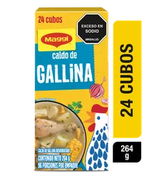 Caldo de Gallina MAGGI x 24 cubos x 264g