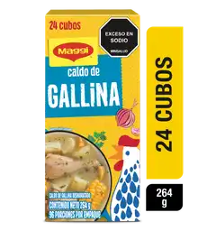 Caldo de Gallina MAGGI x 24 cubos x 264g