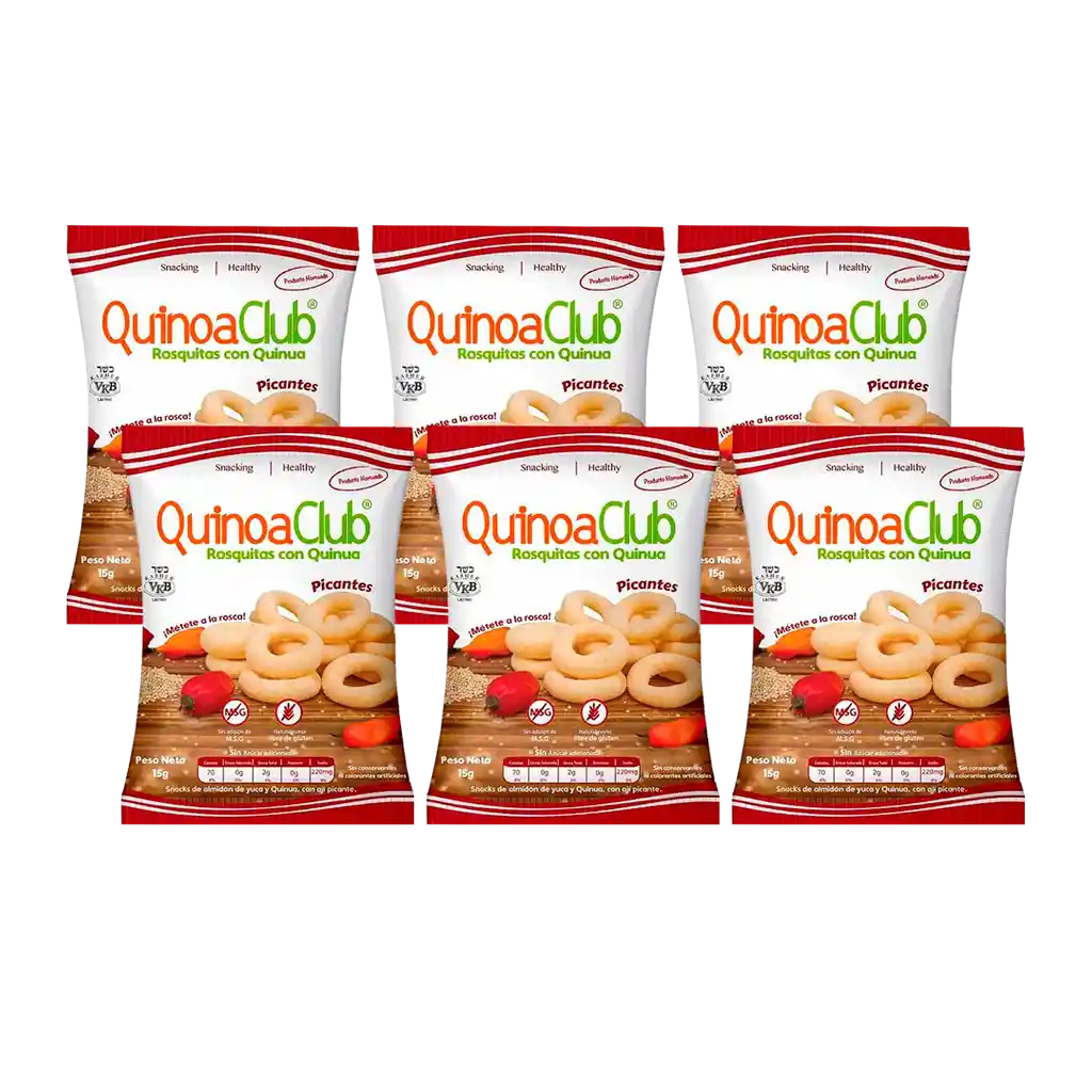 Quinoaclub Snack Roaquitas con Quinua Picantes