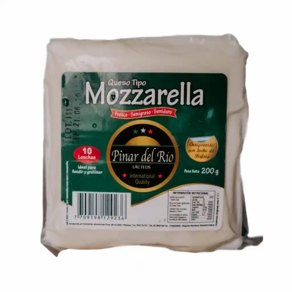 Pinar Del Río Queso Tipo Mozzarella