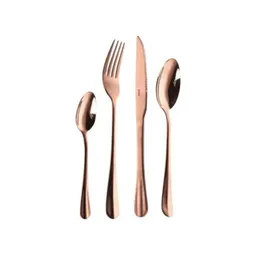Juego 24 Pzs Cubierto Acero Inoxidable Capri Copper Kw Sm1441c