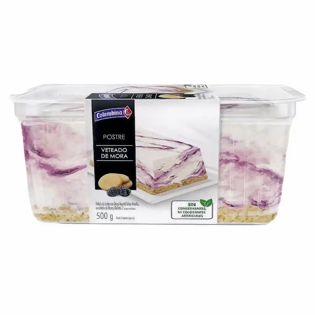Colombina Postre Veteado de Mora