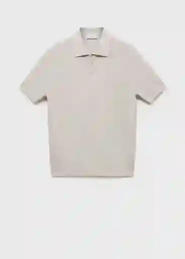 Camiseta Polo Flew Hielo Talla S Hombre Mango