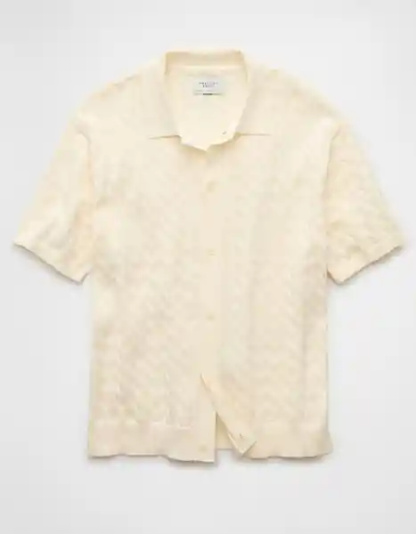 Suéter Tejido Hombre Blanco Talla SMALL 2086106 American Eagle