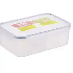 H&H Recipiente Plástico Rectangular 1.2 L