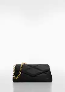 Bolso G Rain Negro Mujer Mango