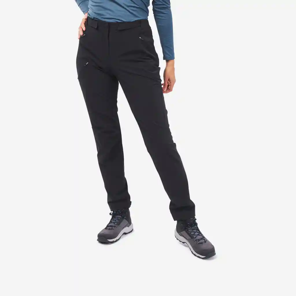 Pantalón de Senderismo Para Mujer - Mh500 - Negro